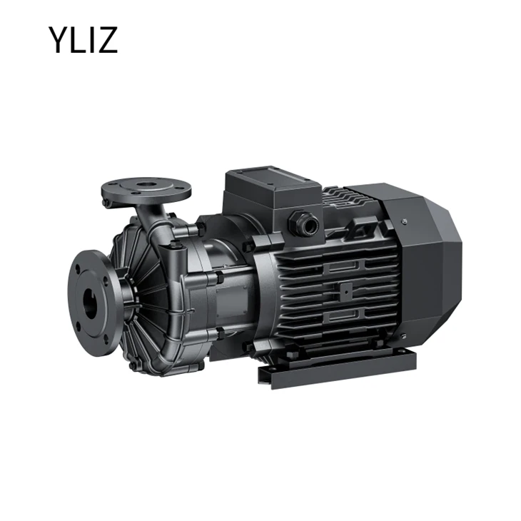 Lárétt eins þrepa miðflótta dæla